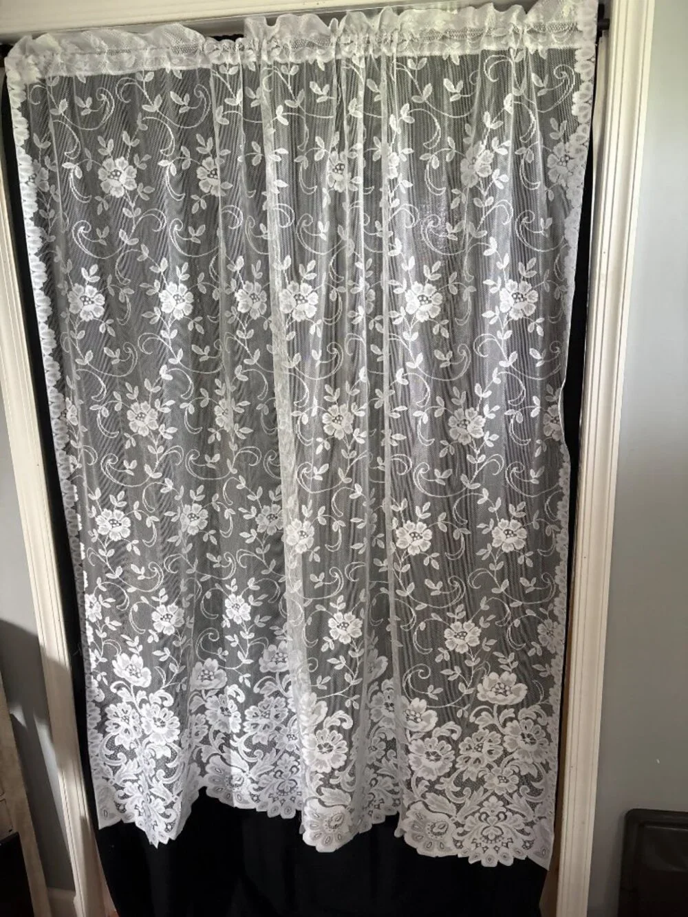 JCPenney Home Collection Floral Lace Curtain Panel 31